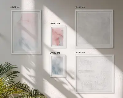 Pasztell akvarell textúrák prémium keretezett kép
