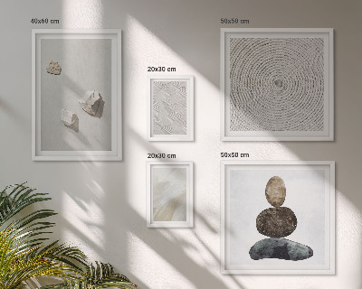 Képkészlet nappaliba Homokkő modern festék