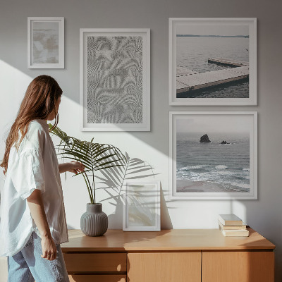 Dekorációs kép készlet nappaliba Absztrakt design modern textúrák