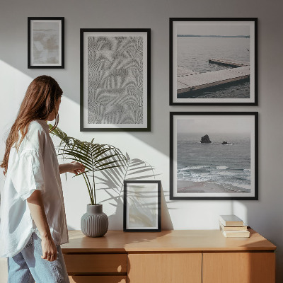 Dekorációs kép készlet nappaliba Absztrakt design modern textúrák