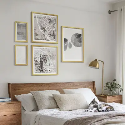 Absztrakt modern formák képkészlet nappaliba