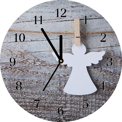 Ceas de sticlă Sfântul Înger Iarna