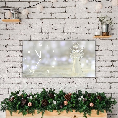 Ceas de sticlă Un ornament de înger din sticlă proaspătă