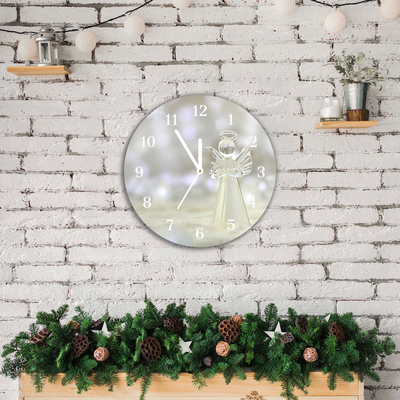 Ceas de sticlă Un ornament de înger din sticlă proaspătă