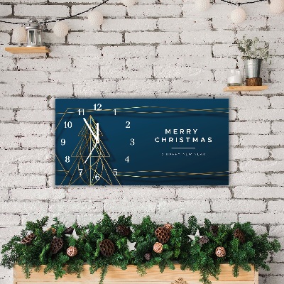 Ceas de sticlă Crăciun festiv de Crăciun