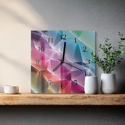 Négyzet alakú üvegóra 3D minta