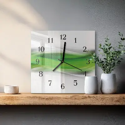 Négyzet alakú üvegóra Absztrakció