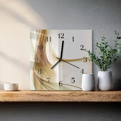 Négyzet alakú üvegóra Absztrakció