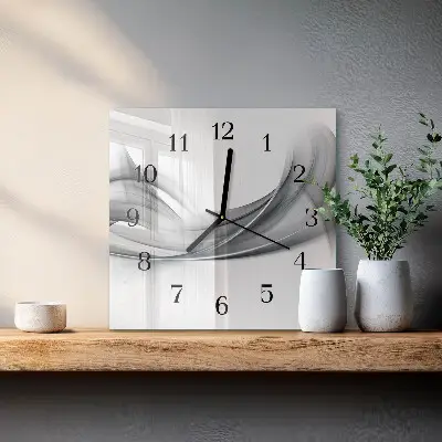 Négyzet alakú üvegóra Absztrakció