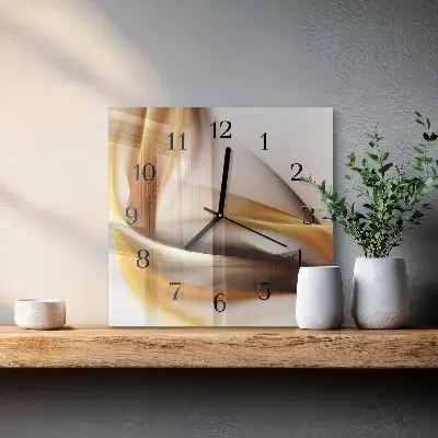 Négyzet alakú üvegóra Absztrakció
