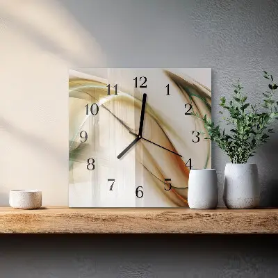 Négyzet alakú üvegóra Absztrakció