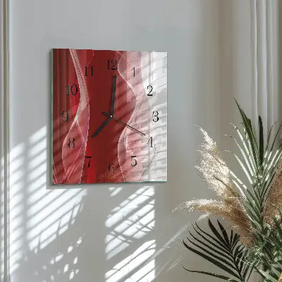 Négyzet alakú üvegóra Absztrakció