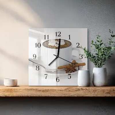 Négyzet alakú üvegóra Csokoládé