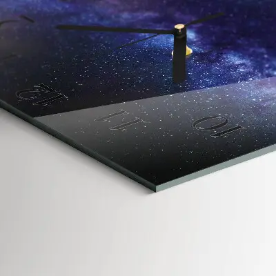 Négyzet alakú üvegóra Galaxis