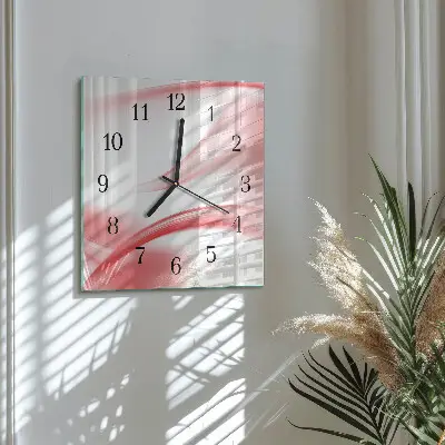 Négyzet alakú üvegóra Absztrakt művészet