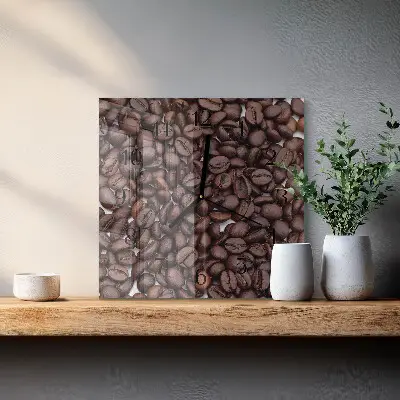 Négyzet alakú üvegóra Kávébabok