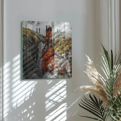 Négyzet alakú üvegóra Sör
