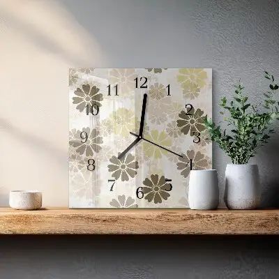 Négyzet alakú üvegóra Florisztikai művészet