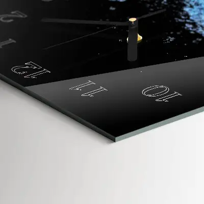 Négyzet alakú üvegóra Víz