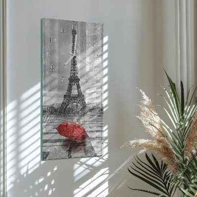 Függőleges üvegóra Eiffel-torony