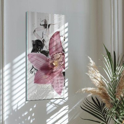 Függőleges üvegóra Orchidea