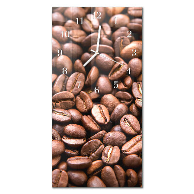 Négyszögletes fali üvegóra Koffeinbabok