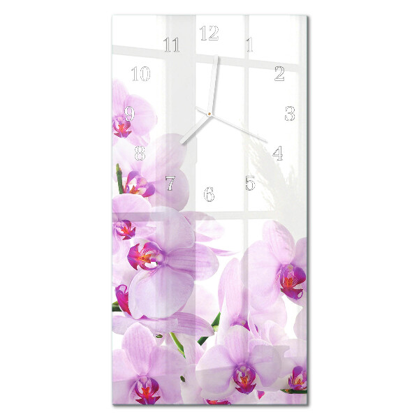 Függőleges üvegóra Orchideák