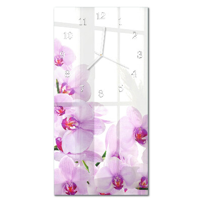 Függőleges üvegóra Orchideák