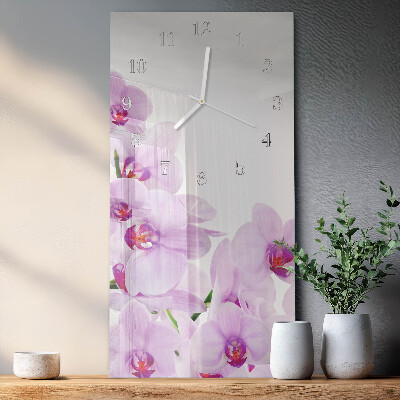 Függőleges üvegóra Orchideák