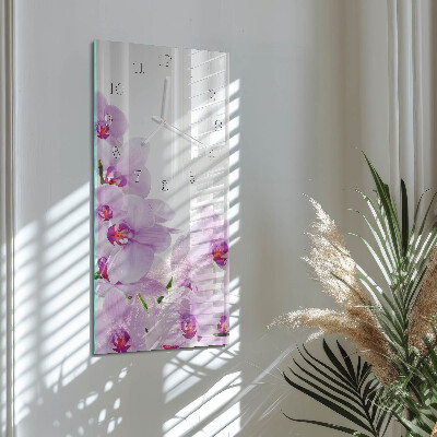 Függőleges üvegóra Orchideák