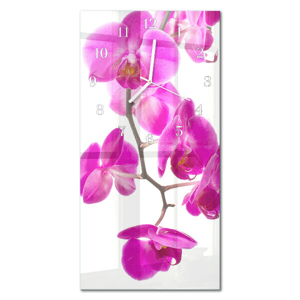 Függőleges üvegóra Orchideák