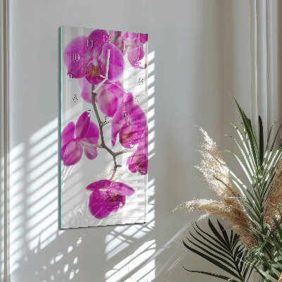 Függőleges üvegóra Orchideák