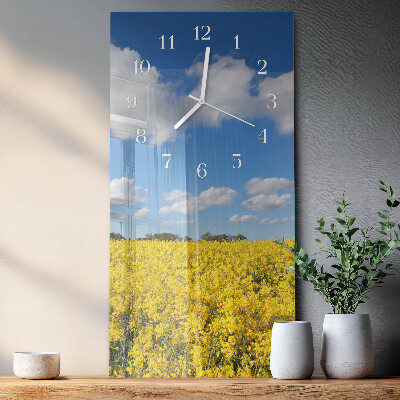 Függőleges üvegóra Mező