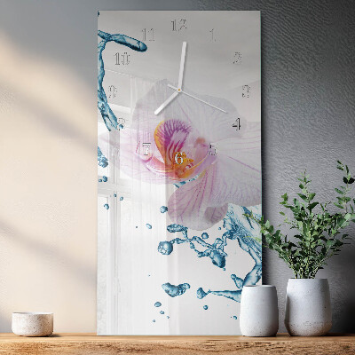 Függőleges üvegóra Orchidea