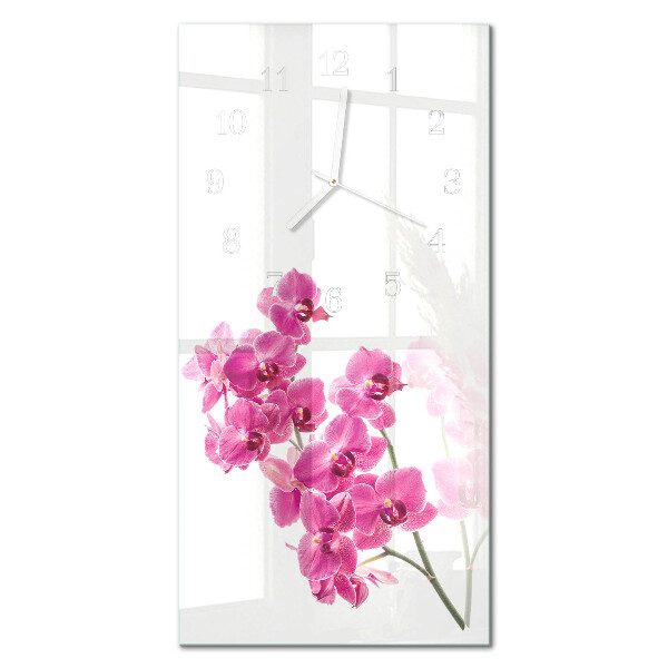 Függőleges üvegóra Orchideák