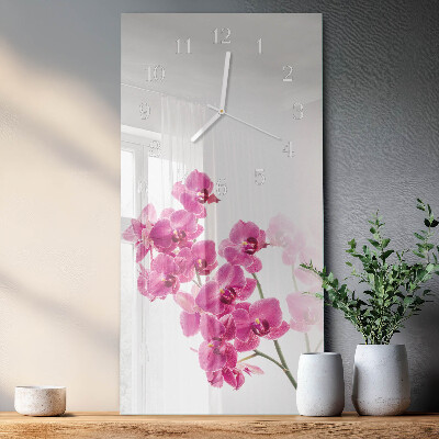 Függőleges üvegóra Orchideák