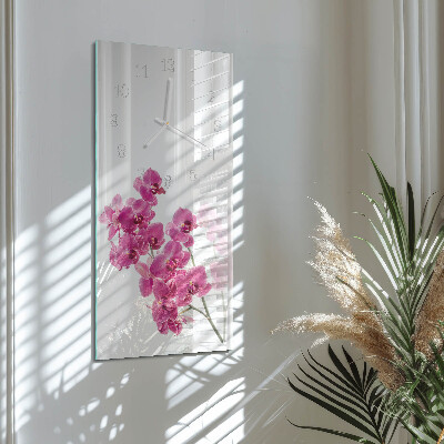 Függőleges üvegóra Orchideák