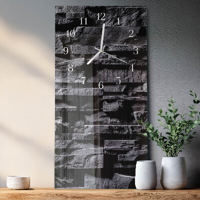 Négyszögletes fali üvegóra Kövek