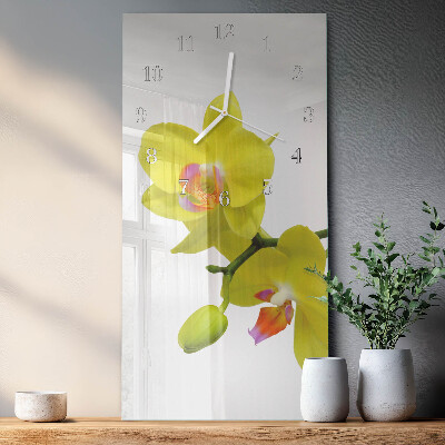 Függőleges üvegóra Orchidea