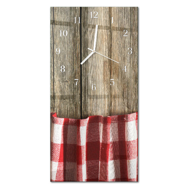 Négyszögletes fali üvegóra Táblázat