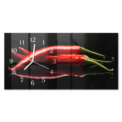 Téglalap alakú vízszintes üvegóra Csípős paprika