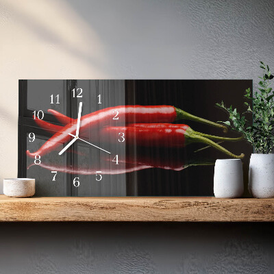 Téglalap alakú vízszintes üvegóra Csípős paprika