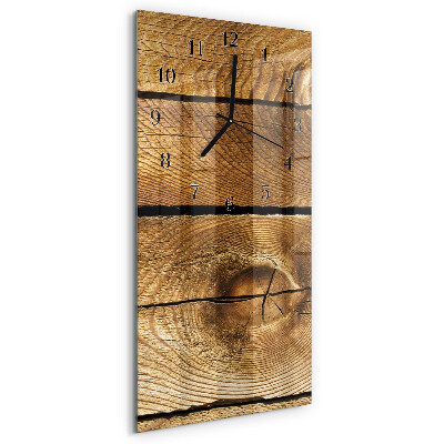 Függőleges üvegóra Faipari