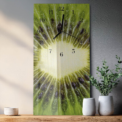 Négyszögletes fali üvegóra Kiwi