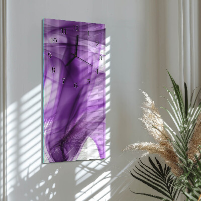 Függőleges üvegóra Viola minta