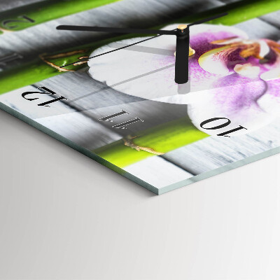 Függőleges üvegóra Orchidea bambusz