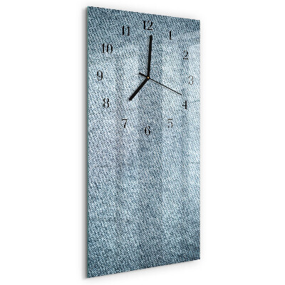 Négyszögletes fali üvegóra Műanyag