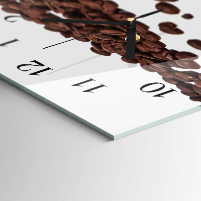 Téglalap alakú vízszintes üvegóra Koffein a babban