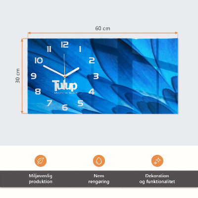 Téglalap alakú vízszintes üvegóra Narancs citrus